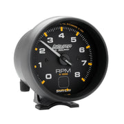 AutoMeter 2302 - GAUGE, TACH, 3 3/4", 8K RPM, PEDESTAL W/ SHIFT LIGHT, BLK DIAL BLK CASE, AG 3