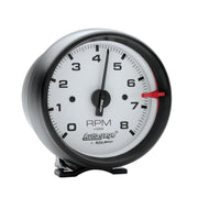 AutoMeter 2303 - GAUGE, TACH, 3 3/4", 8K RPM, PEDESTAL, WHT DIAL BLK CASE, AUTOGAGE 3