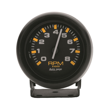 AutoMeter 2305 - GAUGE, TACHOMETER, 2 3/4", 8K RPM, PEDESTAL, BLK DIAL BLK CASE, AUTOGAGE 3