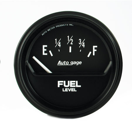 AutoMeter 2316 - GAUGE, FUEL LEVEL, 2 5/8", 0OE TO 90OF, ELEC, BLACK, AUTOGAGE 3