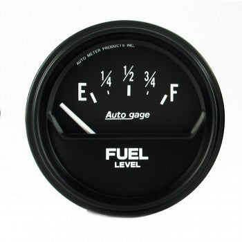 AutoMeter 2316 - GAUGE, FUEL LEVEL, 2 5/8", 0OE TO 90OF, ELEC, BLACK, AUTOGAGE 4