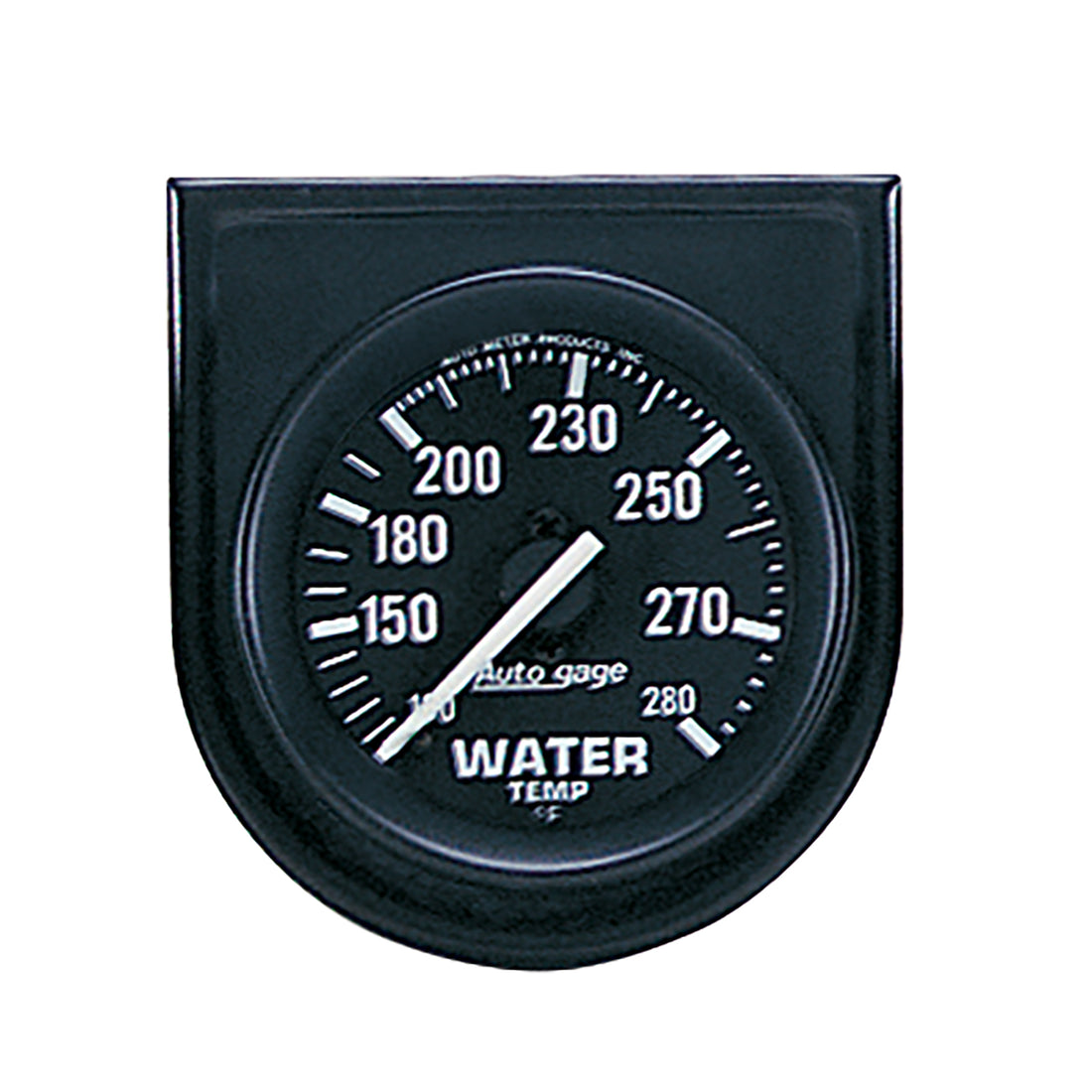 AutoMeter 2333 - GAUGE CONSOLE, WATER TEMP, 2", 280?F, BLK DIAL, BLK BEZEL, AUTOGAGE 5