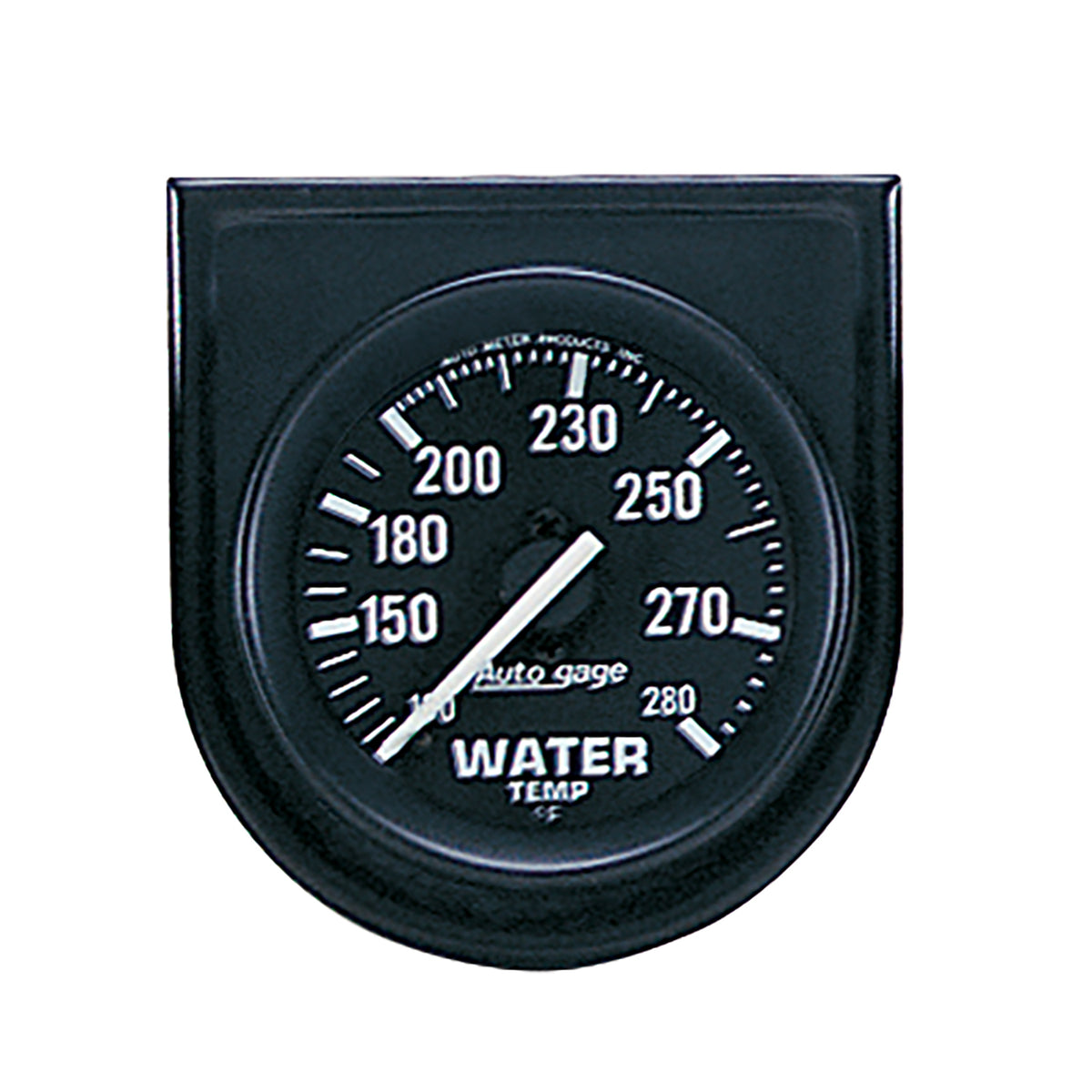AutoMeter 2333 - GAUGE CONSOLE, WATER TEMP, 2", 280?F, BLK DIAL, BLK BEZEL, AUTOGAGE 5