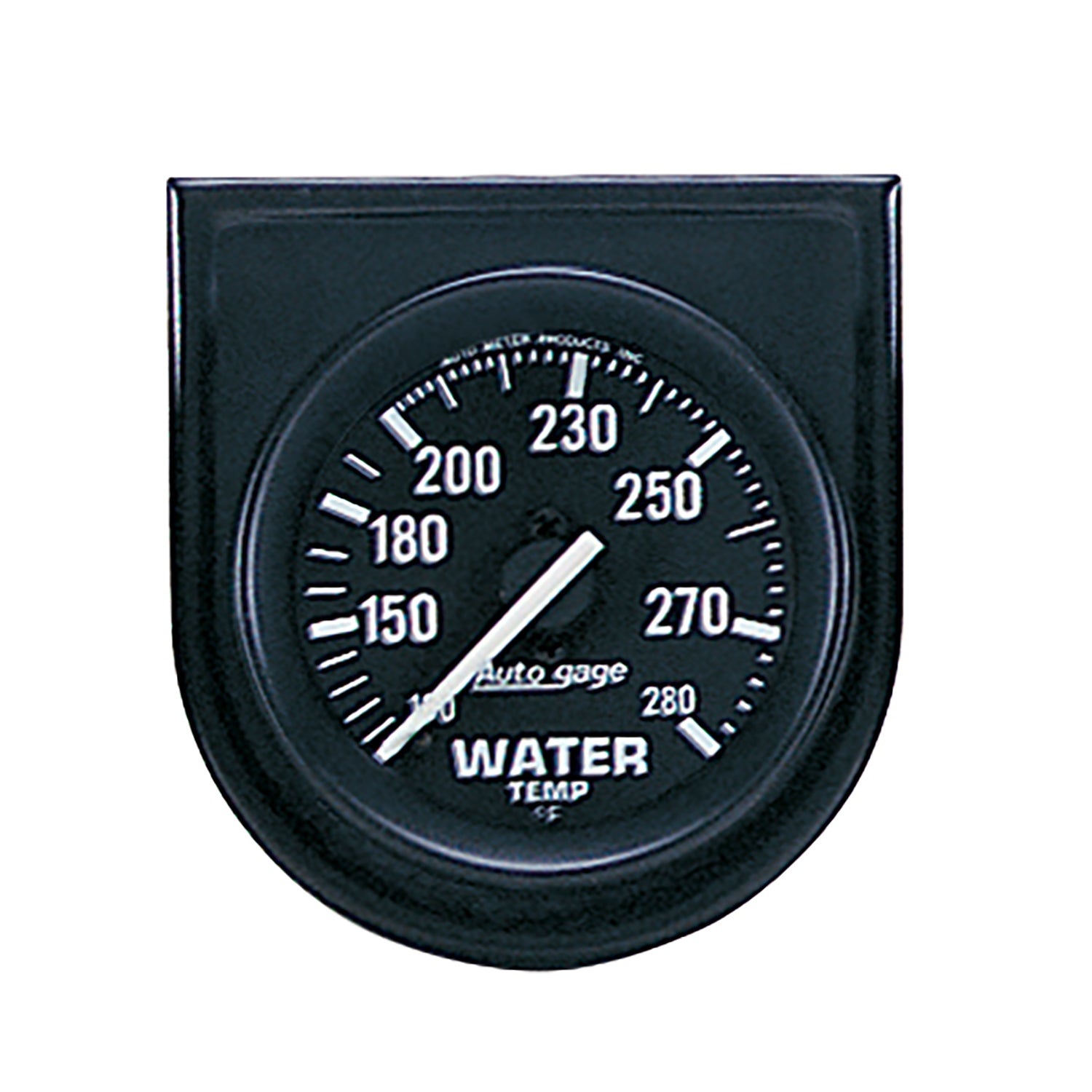AutoMeter 2333 - GAUGE CONSOLE, WATER TEMP, 2", 280?F, BLK DIAL, BLK BEZEL, AUTOGAGE 5