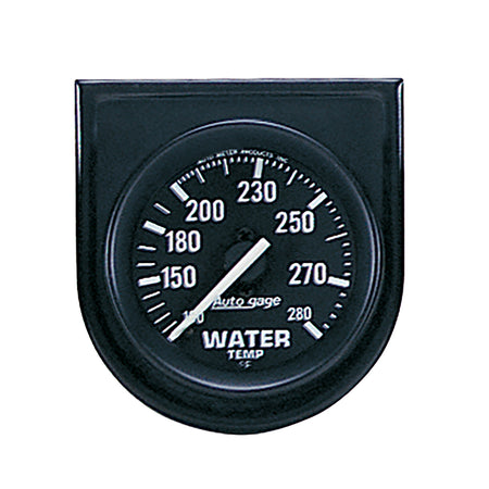 AutoMeter 2333 - GAUGE CONSOLE, WATER TEMP, 2", 280?F, BLK DIAL, BLK BEZEL, AUTOGAGE 5