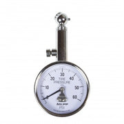 AutoMeter 2343 - GAUGE, TIRE PRESSURE, ANALOG, 60PSI, WHITE DIAL, W/ PEAK HOLD, AUTOGAGE 5