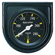 AutoMeter 2352 - GAUGE CONSOLE, WATER TEMP, 1.5", 280?F, MECH, BLK DIAL, BLK BEZEL, AUTOGAGE 3