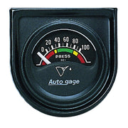 AutoMeter 2354 - GAUGE CONSOLE, OIL PRESS, 1.5", 100PSI, ELEC, BLK DIAL, BLK BEZEL, AUTOGAGE 3