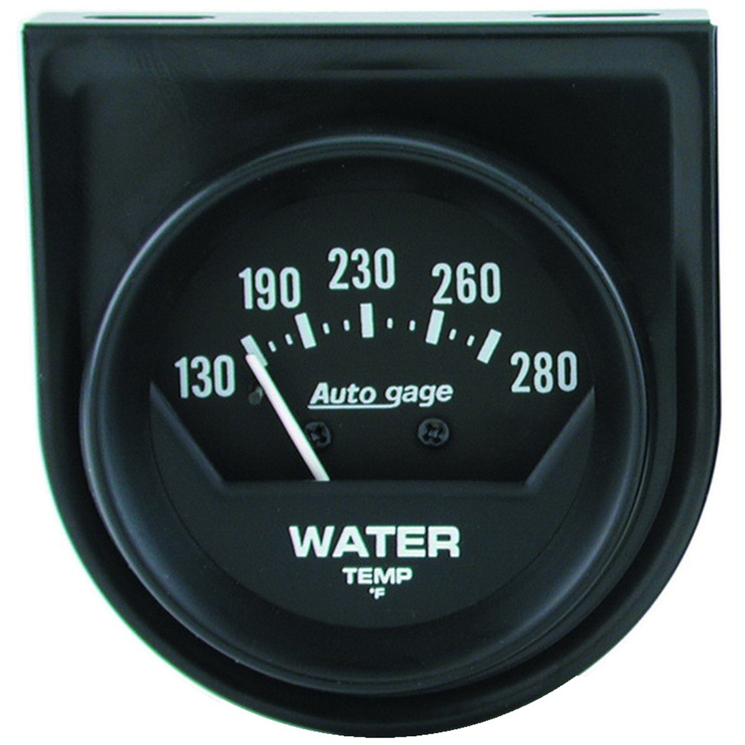 AutoMeter 2361 - GAUGE CONSOLE, WATER TEMP, 2", 280?F, MECH, SHORT SWEEP, BLACK, AUTOGAGE 2