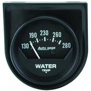 AutoMeter 2361 - GAUGE CONSOLE, WATER TEMP, 2", 280?F, MECH, SHORT SWEEP, BLACK, AUTOGAGE 4