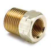 AutoMeter 2372 - FITTING, ADAPTER, 1/2" NPT MALE, BRASS, FOR AUTO GAGE MECH. TEMP. 3