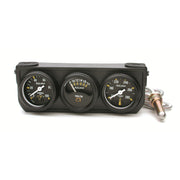 AutoMeter 2396 - GAUGE CONSOLE, OILP/WTMP/VOLT, 1.5", 100PSI/280?F/18V, MECH BK DIAL, BK BZL, AG 3