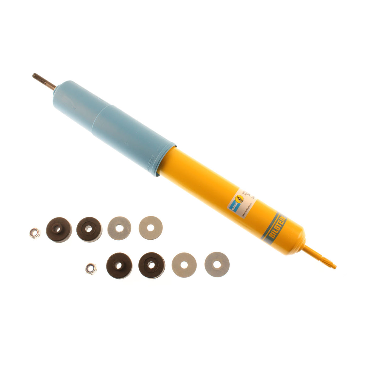 Bilstein 24-004732 - Suspension Shock Absorber Monotube Rear Alfa Romeo Berlina 1974-1969 Duetto 1600 1968-1966 Giulia Sprint 1966-1963 GTA 1965 GT Veloce 1974-1970 Montreal 1974-1972 Spider 1994-1969 Stem Stem Yellow Paint B6 Performance Bilstein 4