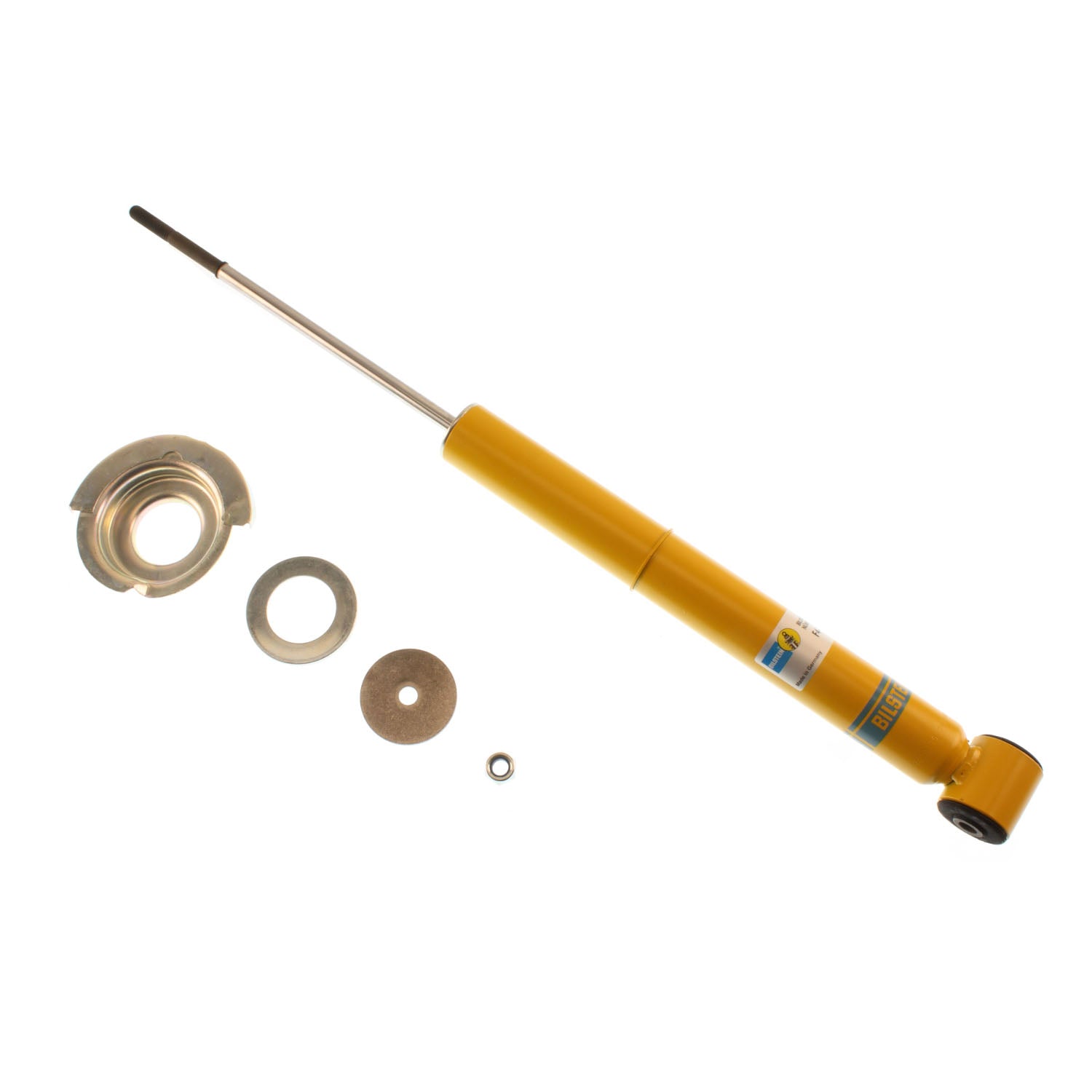 Bilstein 24-020503 - Suspension Shock Absorber Monotube Rear Audi 80 1992-1988 90 1991-1988 4000 1987-1980 Coupe 1987-1981 Eye 10.2mm Stem Yellow Paint B8 Performance Plus Bilstein 5