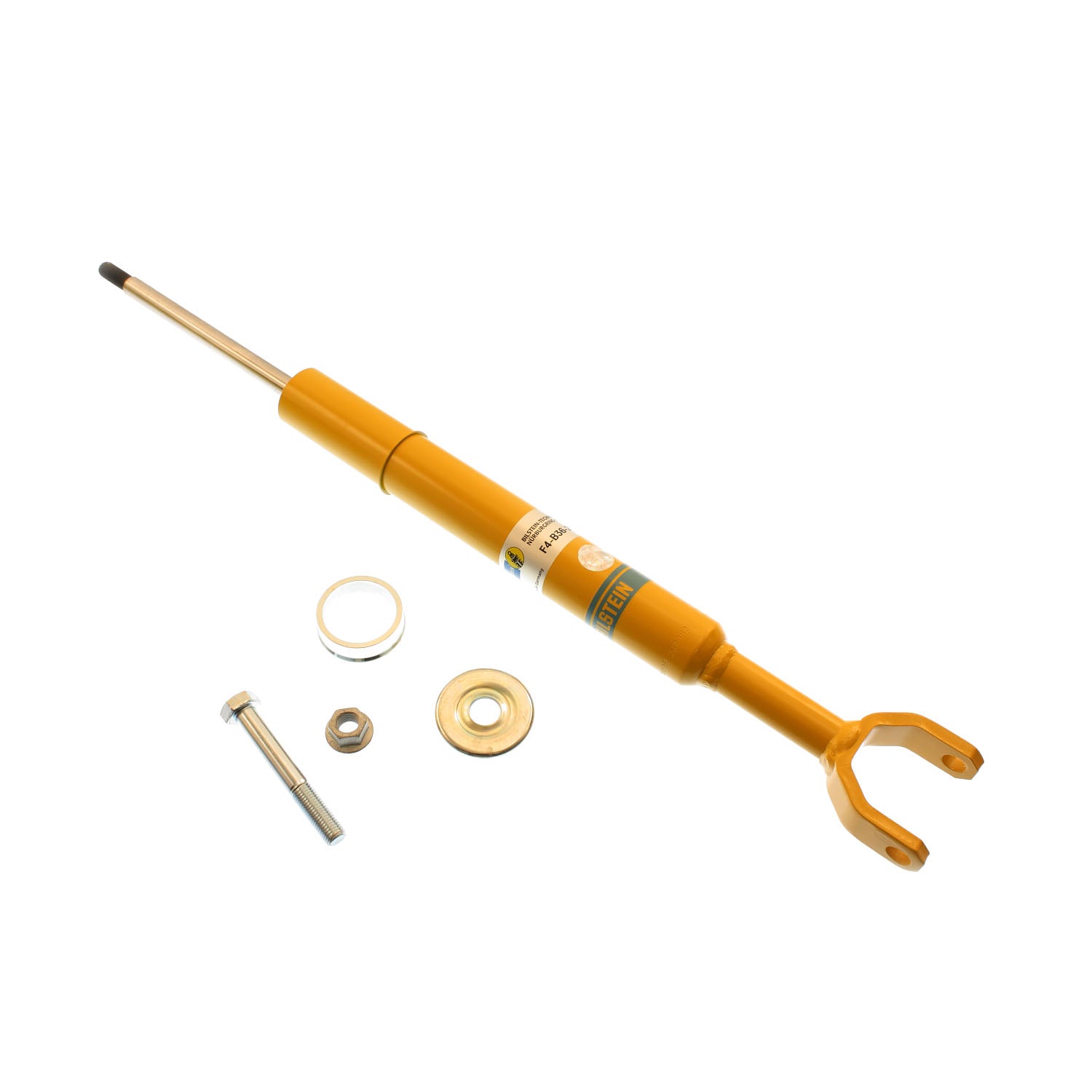 Bilstein 24-020794 - Suspension Shock Absorber Monotube Front Audi A4 2001-1996 A4 Quattro 2001-1996 A6 2000-1998 A6 Quattro 2004-1998 Volkswagen Passat 2000-1998 Clevis Stem Yellow Paint B6 Performance Bilstein 1