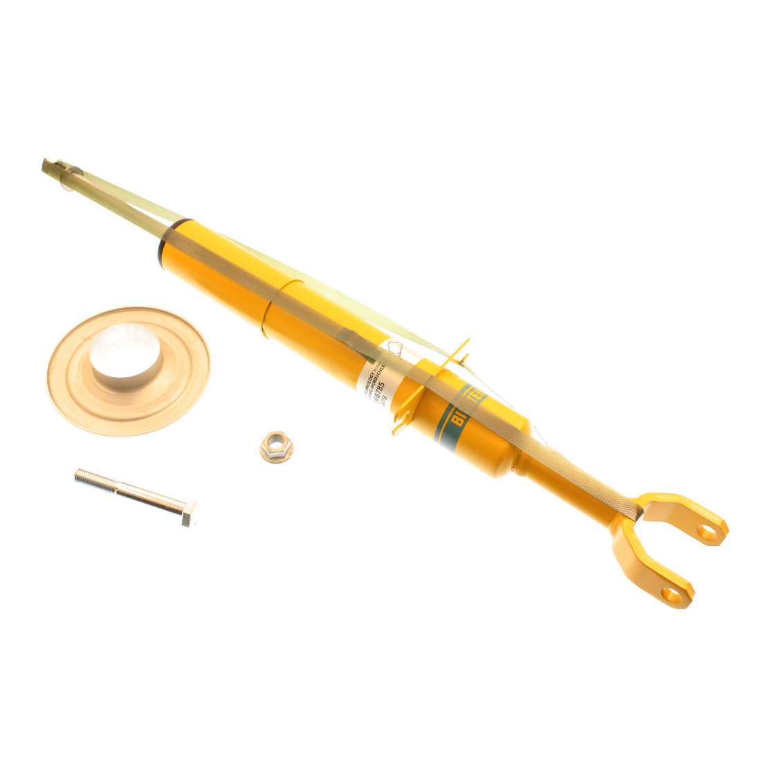 Bilstein 24-066785 - Suspension Shock Absorber Monotube Front Audi A8 Quattro 2003-2001 S8 2003-2001 Clevis Stem Yellow Paint B6 Performance Bilstein 5