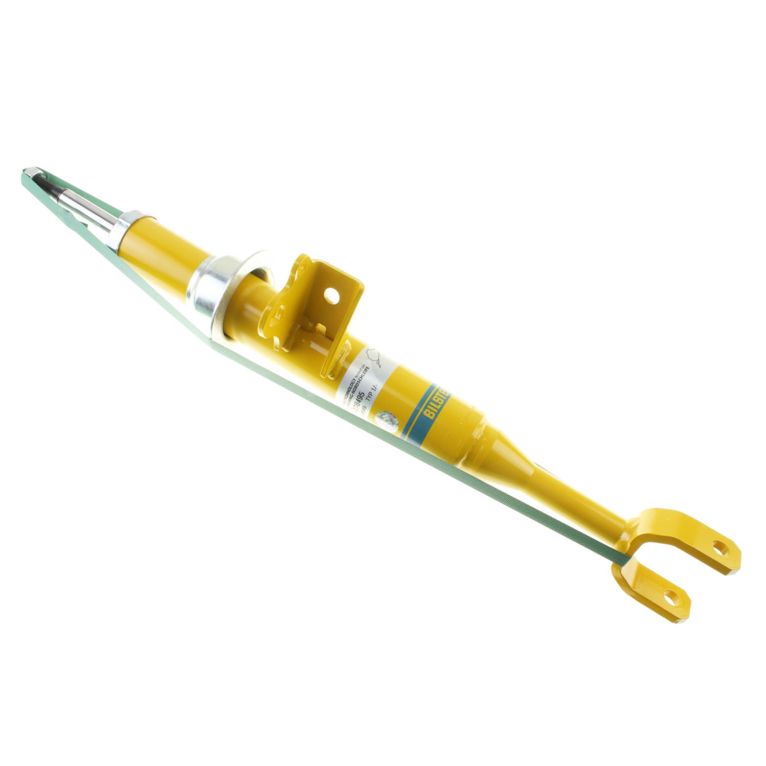 Bilstein 24-178495 - Suspension Shock Absorber Monotube Front Right BMW 528i 2016-2011 Clevis Stem Yellow Paint B6 Performance Bilstein 4