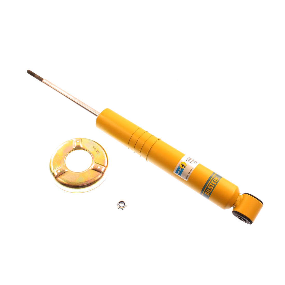 Bilstein 24-184618 - Suspension Shock Absorber Monotube Rear BMW 320i 1983-1977 Eye 10.1mm Stem Yellow Paint B8 Performance Plus Bilstein 5