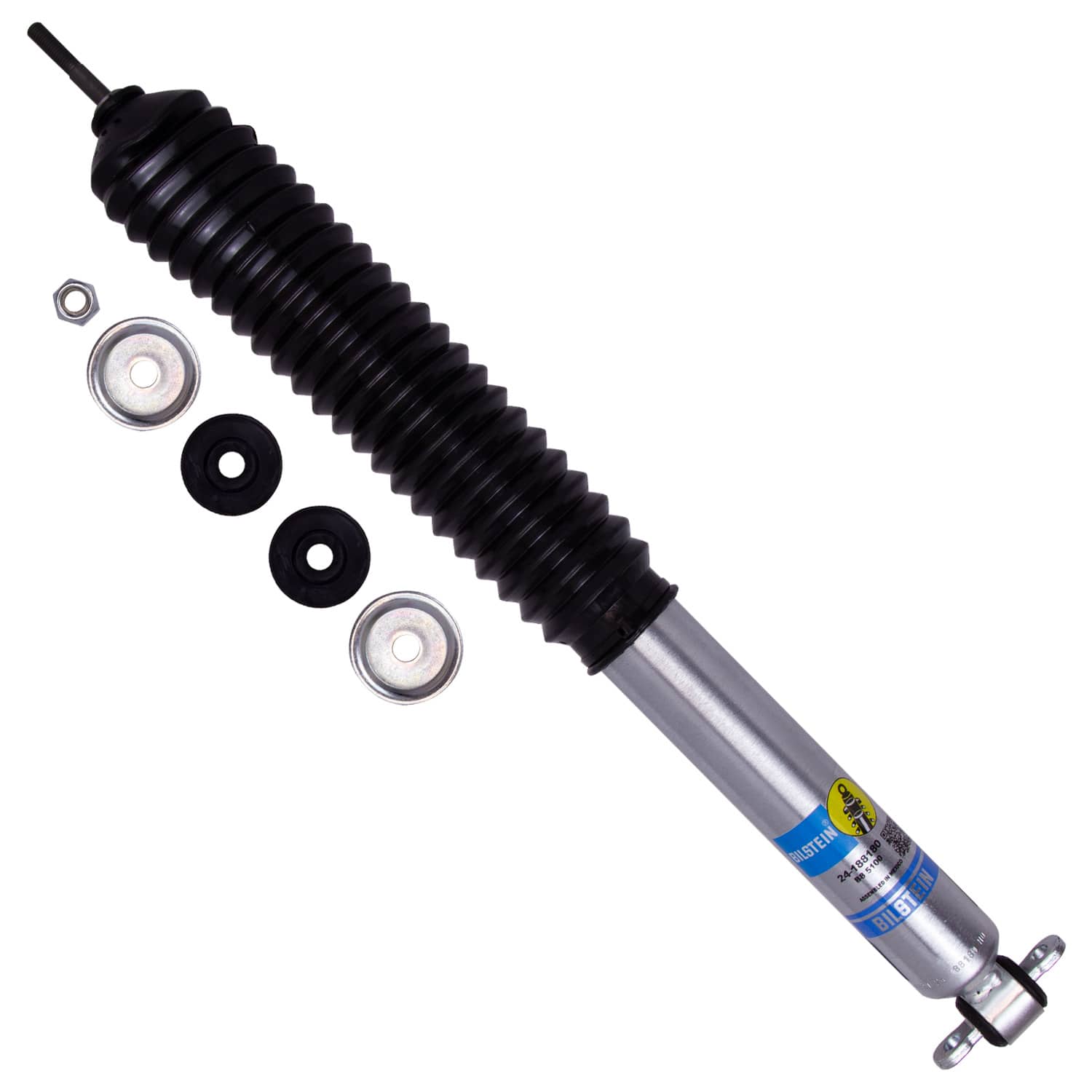 Bilstein Suspension Bilstein 24-188180 Suspension Shock Absorber Front Monotube 4 Inch B8 5100