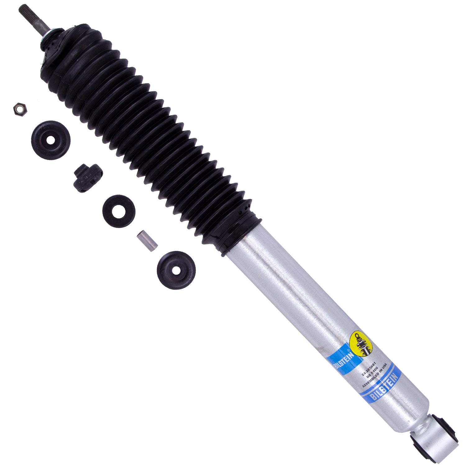 Bilstein 24-285681 - Suspension Shock Absorber Rear Monotube Ram 2500 2025-2014 4WD Only For Rear Lifted Height 2.0 Inch Without Air Leveling Suspension B8 5100 Bilstein 1