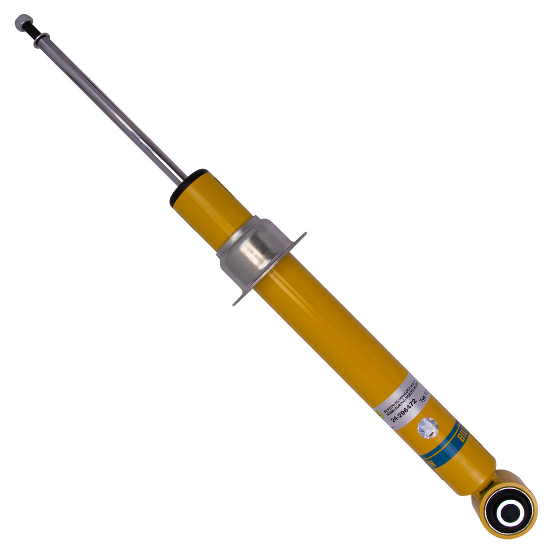 Bilstein 24-296472 - Suspension Shock Absorber Monotube Rear BMW 530e 2022-2018 530i 2022-2017 530i xDrive 2022-2017 540d xDrive 2018 540i 2019-2017 540i xDrive 2022-2017 Eye 17.5mm Stem Yellow Paint B8 Performance Plus Bilstein 3