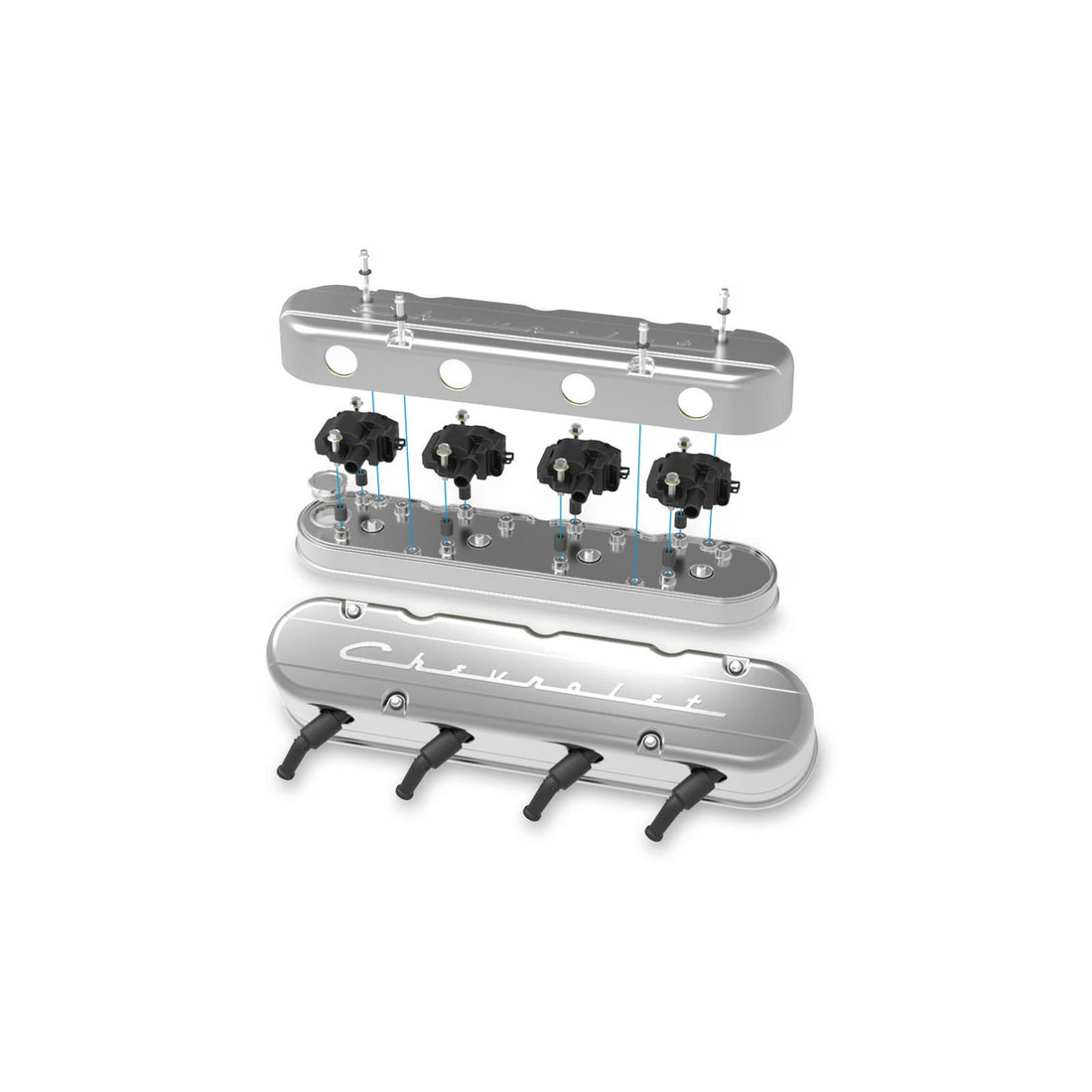 Holley 241-176 2007-2017 Chevrolet Silverado 3500 HD Engine Valve Cover
