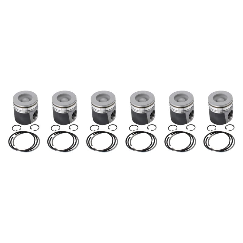 Industrial Injection Engine Industrial Injection PDM-3354CC.040 - 1998.5-2002 24v Cummins Coated & Chamfered Piston Kit (.040)