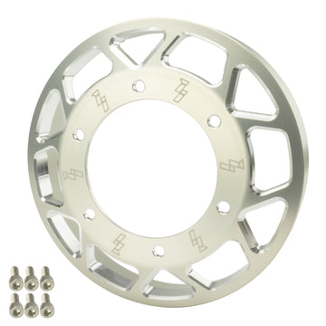 Industrial Injection 24FC06 - 2003-12 Cummins Common Rail Billet Fan Pulley Clear Anodized (w/Bolts) 1