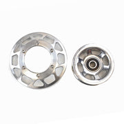 Industrial Injection 24FC09 - Common Rail Cummins Billet Pulley Kit Clear Anodized 2
