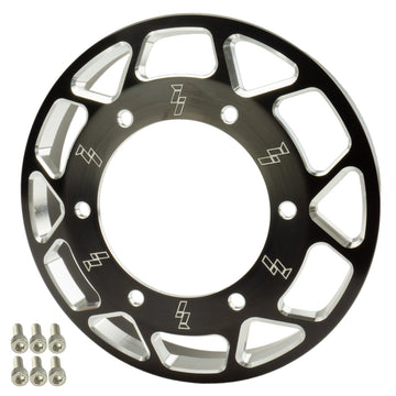 Industrial Injection 24FC12 - 2003-12 Cummins Common Rail Billet Fan Pulley Black Anodized (w/Bolts) 1