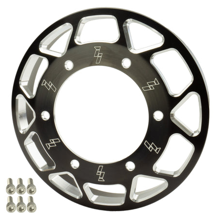 Industrial Injection 24FC12 - 2003-12 Cummins Common Rail Billet Fan Pulley Black Anodized (w/Bolts) 1