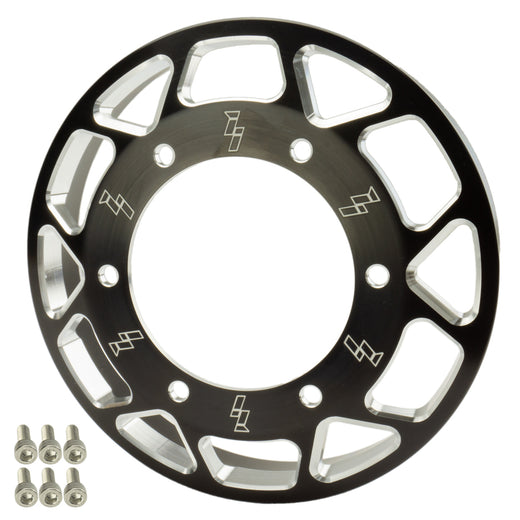 Industrial Injection 24FC12 - 2003-12 Cummins Common Rail Billet Fan Pulley Black Anodized (w/Bolts)