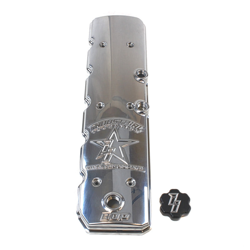 Industrial Injection 24L601 - II Star Logo Polished Dodge Valve Cover 1