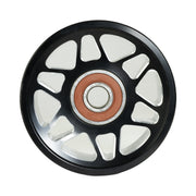 Industrial Injection 24FC13 - Common Rail Cummins Billet Idler Pulley-4.5" Black Anodized 1
