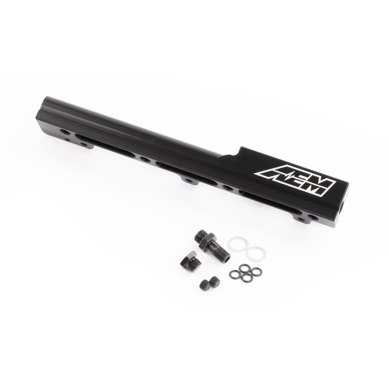 AEM Electronics 25-103BK - High Volume Fuel Rail. Black. Honda Fits Honda B16A2 and B16A3 AEM Electronics 2