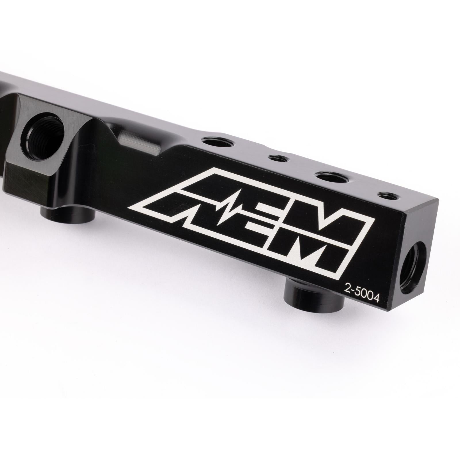 AEM Electronics 25-104BK - High Volume Fuel Rail. Black. Honda Fits Honda F22A1, F22A4, F22A6, H22A1, H22A4 and H23A1 Engines AEM Electronics 4
