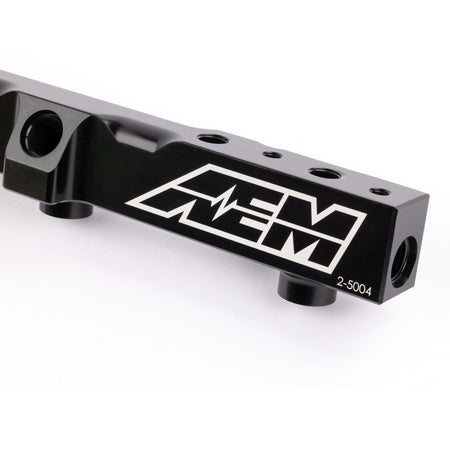 AEM Electronics 25-104BK - High Volume Fuel Rail. Black. Honda Fits Honda F22A1, F22A4, F22A6, H22A1, H22A4 and H23A1 Engines AEM Electronics 4