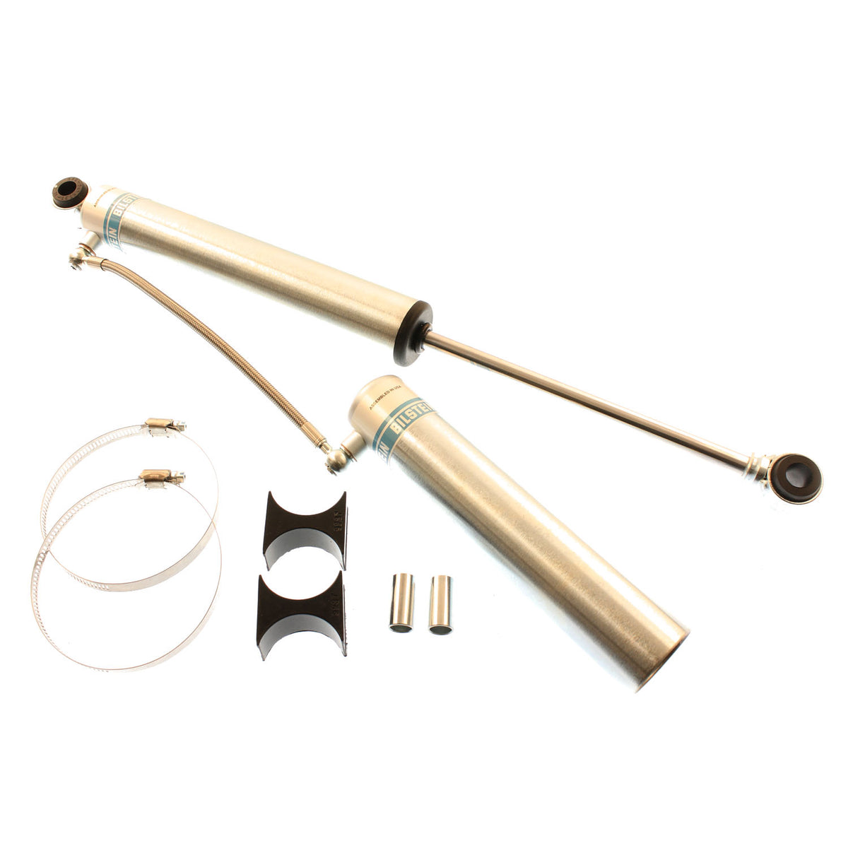 Bilstein 25-176124 - Suspension Shock Absorber Eye 5/8in/Eye 5/8in Zinc Plated Monotube Non-Adjustable Smooth Body (Non-Coilover) Collasped Length 14.21 Extend Length 23.6 B8 5165 Bilstein 4