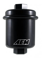 AEM Electronics 25-200BK - High Volume Fuel Filter Acura/Honda Inlet 14mm x 1.5 Outlet 12mm x 1.25 AEM Electronics 3