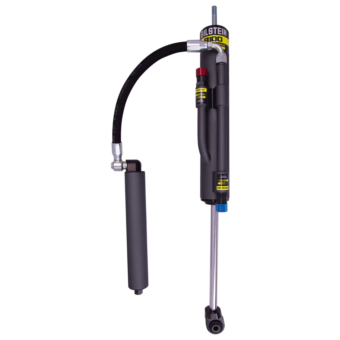 Bilstein 25-291308 - Suspension Shock Absorber Front Left Monotube Jeep Wrangler 2017-2007 Wrangler JK 2018 B8 8100 (Bypass) Bilstein 4