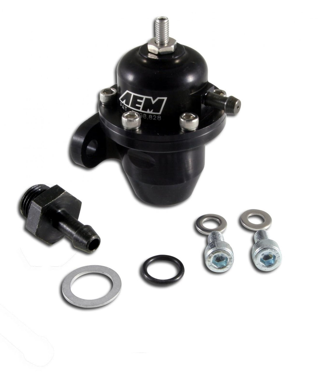 AEM Electronics 25-300BK - Adjustable Fuel Pressure Regulator Fits Acura/Honda B16A 2/3 B18 B1/C/C5 B20A5/B21A1 F22 A1/A4/A6 (must use Fuel Rail) D15 B7/B8/Z1 D16Z6 AEM Electronics 4