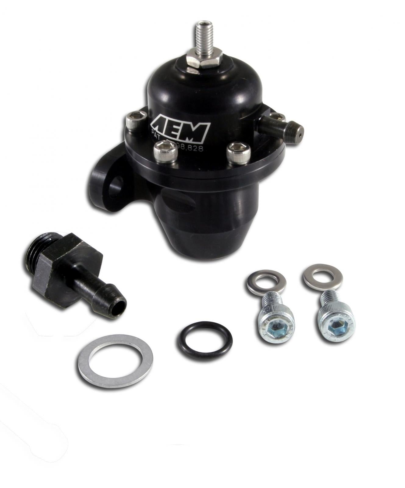 AEM Electronics 25-300BK - Adjustable Fuel Pressure Regulator Fits Acura/Honda B16A 2/3 B18 B1/C/C5 B20A5/B21A1 F22 A1/A4/A6 (must use Fuel Rail) D15 B7/B8/Z1 D16Z6 AEM Electronics 4