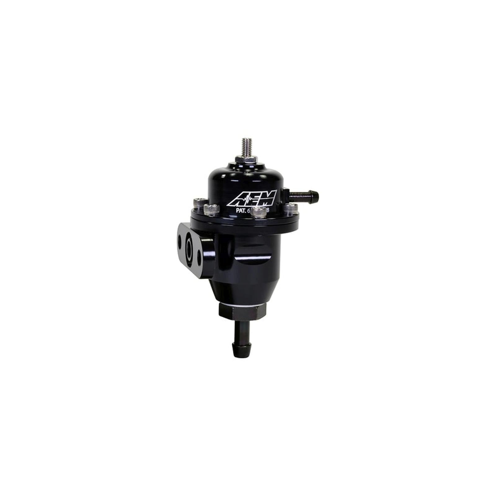 AEM Electronics 25-300BK - Adjustable Fuel Pressure Regulator Fits Acura/Honda B16A 2/3 B18 B1/C/C5 B20A5/B21A1 F22 A1/A4/A6 (must use Fuel Rail) D15 B7/B8/Z1 D16Z6 AEM Electronics 5
