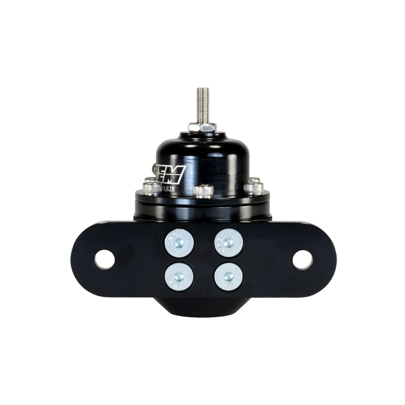 AEM Electronics 25-302BK - Universal Adjustable Fuel Pressure Regulator Inlet 2 x -6AN (9/16-18) Outlet -6AN Gauge Port 1/8 Inch NPT Black AEM Electronics 4