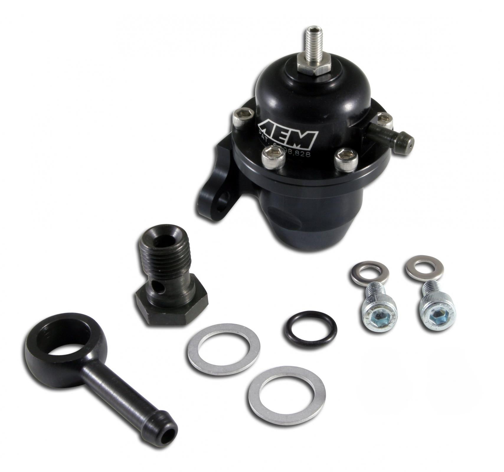 AEM Electronics 25-304BK - Adjustable Fuel Pressure Regulator Fits Acura/Honda B20B4 D16Y8 F22B1/B2 AEM Electronics 5