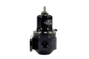 AEM Electronics 25-305BK - Hi-Cap Universal Adjustable Fuel Pressure Regulator Inlet 2 x -6AN (9/16-18) Outlet -6AN Gauge Port 1/8 Inch NPT Black AEM Electronics 4