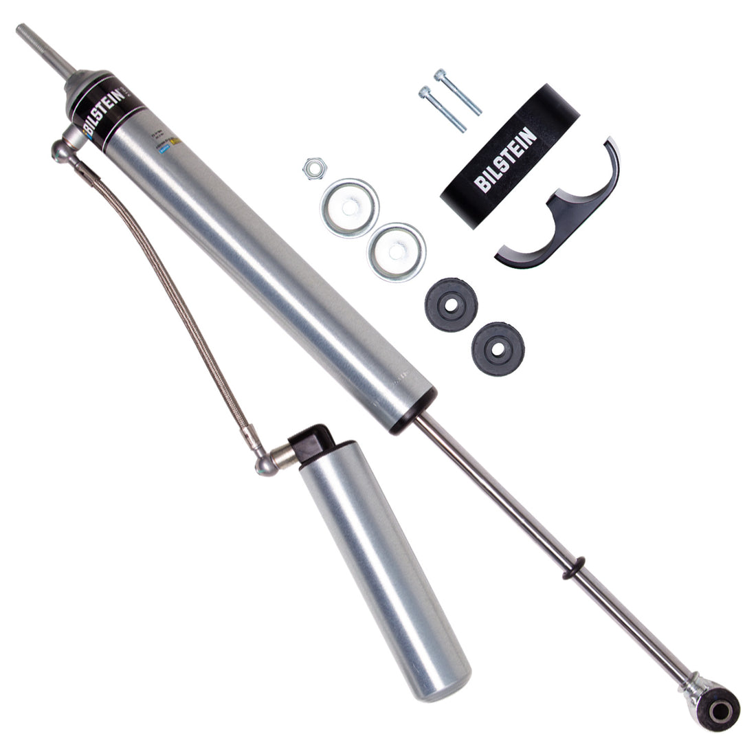 Bilstein 25-311990 - Suspension Shock Absorber Front Monotube Jeep Wrangler 2017-2007 Wrangler JK 2018 3.5-5 Inch B8 5160 Bilstein