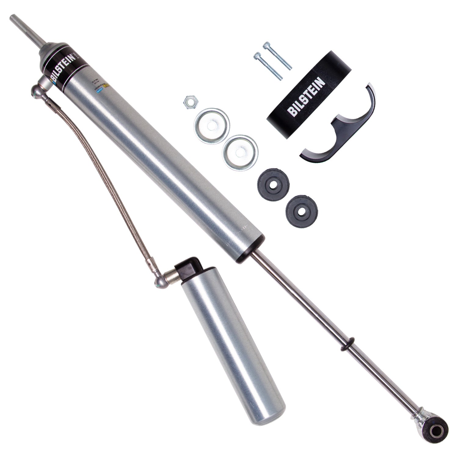 Bilstein 25-311990 - Suspension Shock Absorber Front Monotube Jeep Wrangler 2017-2007 Wrangler JK 2018 3.5-5 Inch B8 5160 Bilstein