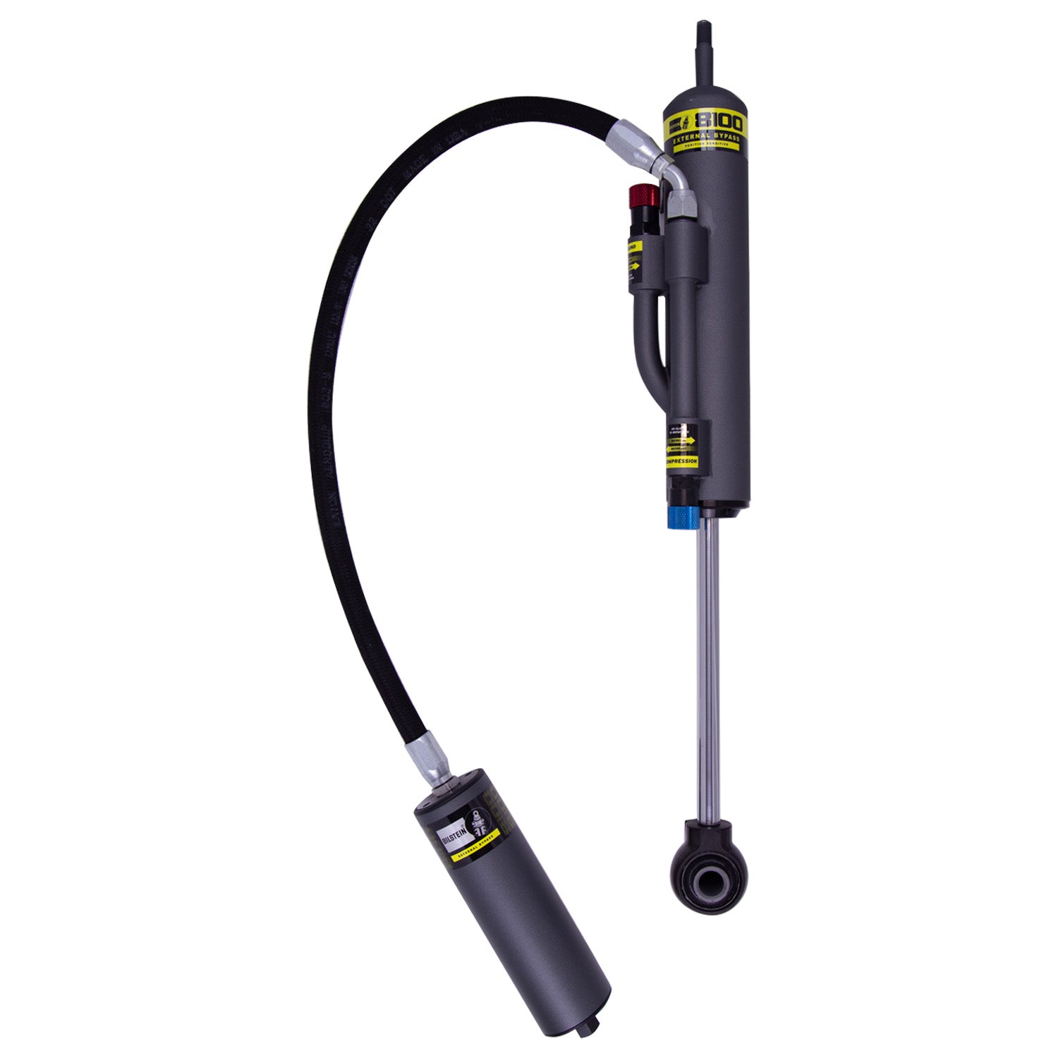 Bilstein 25-326376 - Suspension Shock Absorber Rear Right Monotube Lexus GX460 2023-2010 GX470 2009-2003 Toyota 4Runner 2024-2003 B8 8100 (Bypass) Bilstein 3