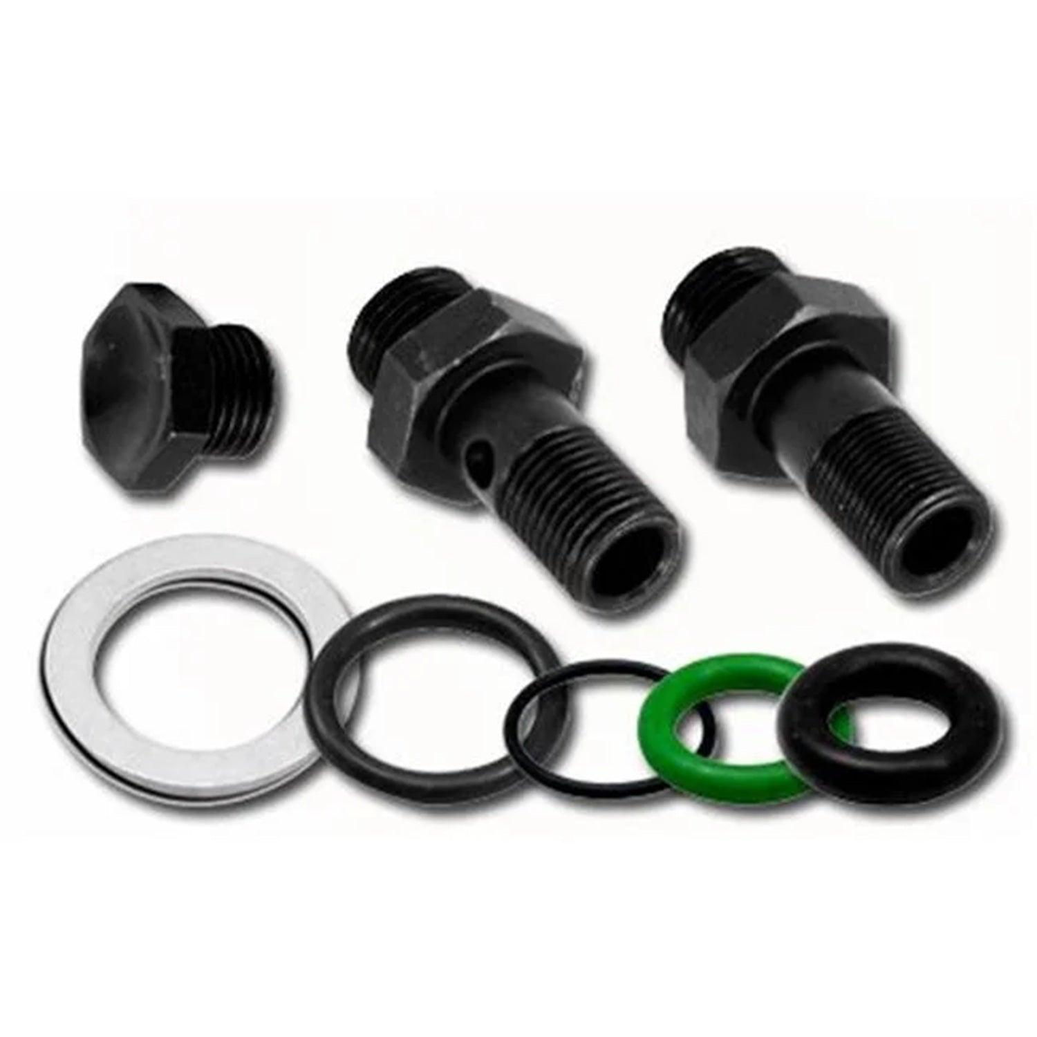 AEM Electronics 25-603 - High Volume Fuel Rail Banjo Fitting With Hole Honda AEM Electronics 3